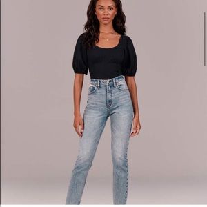 Abercrombie & Fitch curve love mom jeans